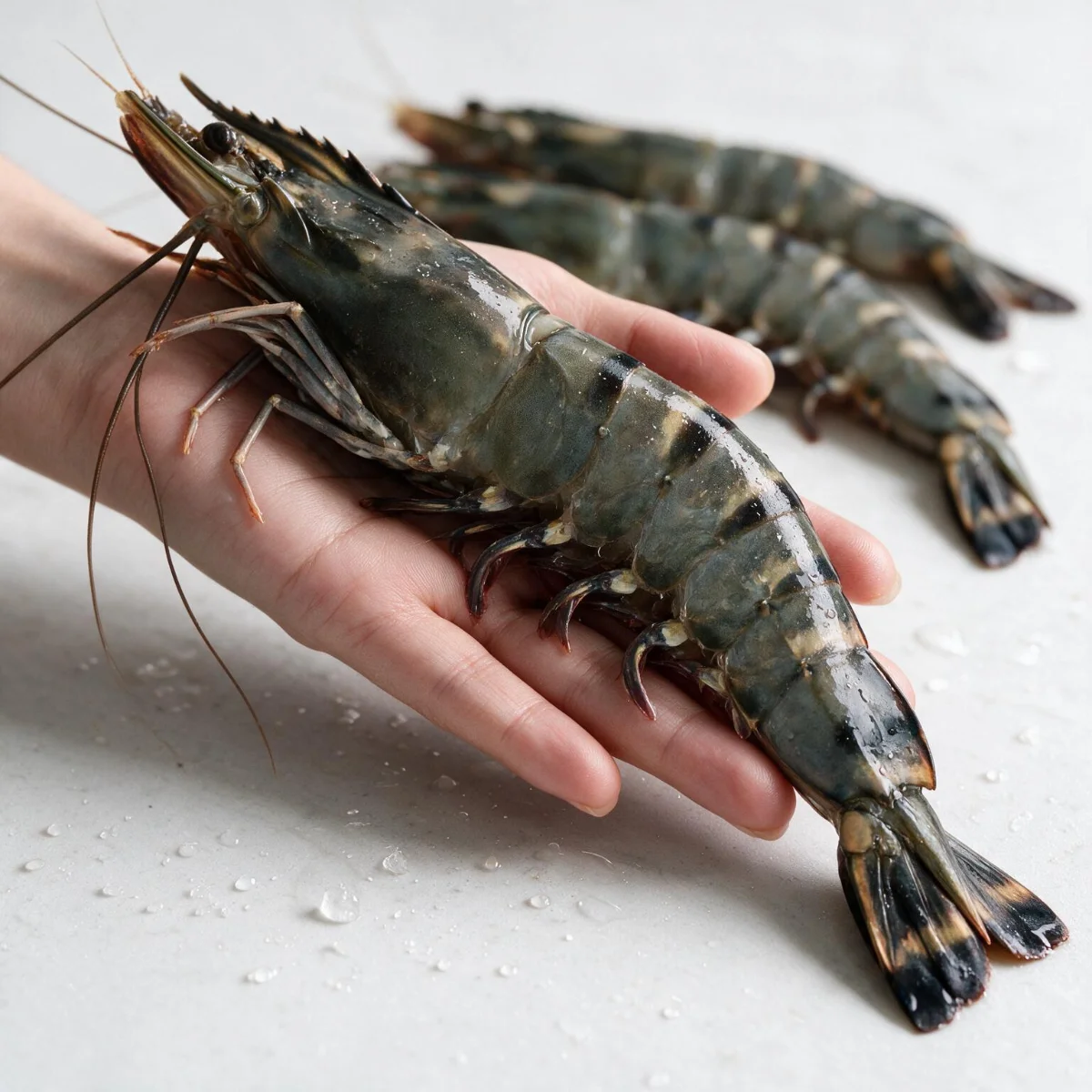 Camarão Tigre Premium Gigante — produto congelado da Lili Pescados